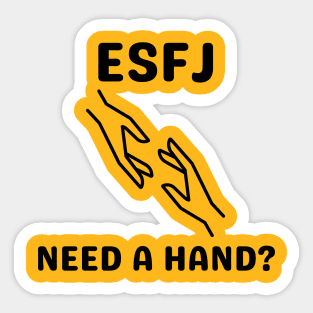 ESFJ Helping Hand Sticker